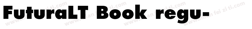 FuturaLT Book regu字体转换